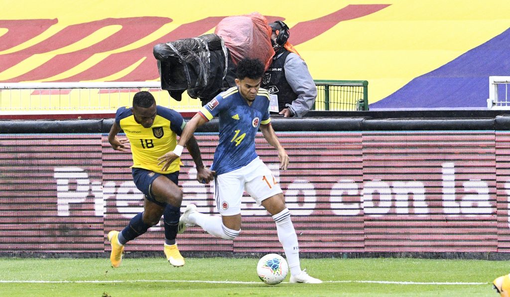 Cuadrado, Matheus y Duván titulares de Colombia ante Ecuador 2 Cuadrado, Matheus y Duván titulares de Colombia ante Ecuador Hace pocos minutos el técnico Reinaldo Rueda dio a conocer la nómina con la que la Selección Colombia enfrentará a Ecuador a las 4 de la tarde, en el Estadio Metropolitano de Barranquilla, por la jornada 12 de la Eliminatoria Suramericana al Mundial de Catar 2022.