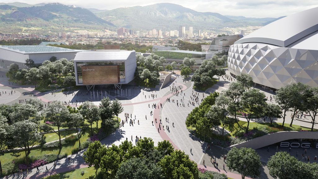 Así quieren renovar el estadio y toda la zona de El Campín Este miércoles se presentó públicamente lo que sería el proyecto que permitirá la renovación urbanística de la zona de El Campín, transformando esta importante área de la ciudad en un complejo deportivo y cultural de alto nivel para los ciudadanos y turistas de la capital del país.