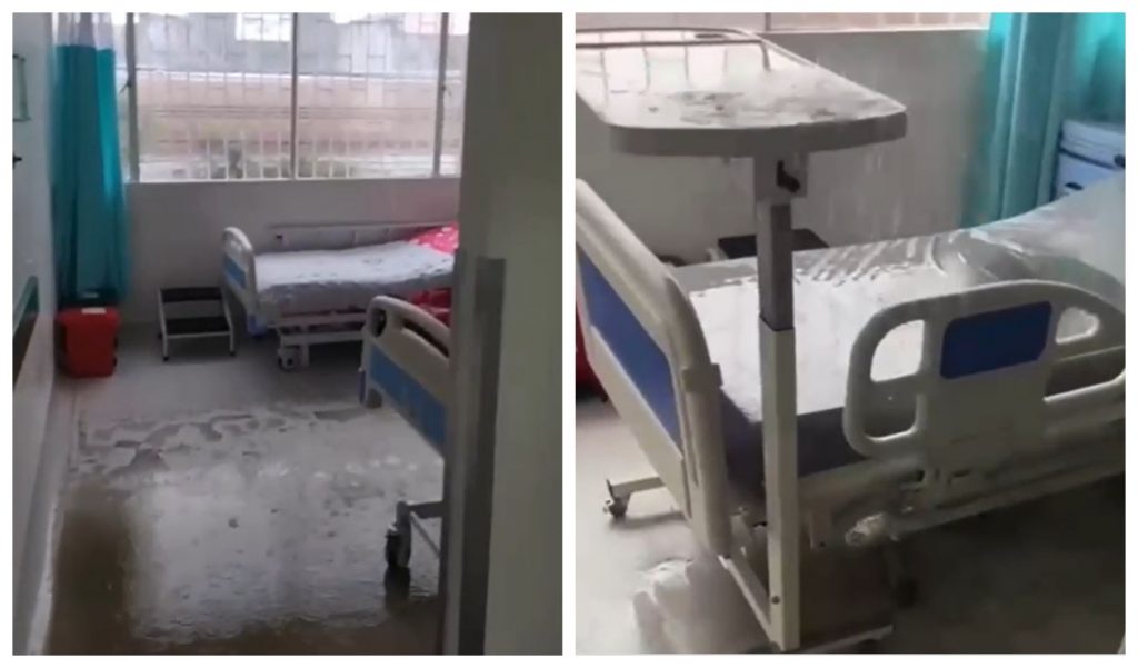Hospital Mario Gaitán Yanguas en Soacha, tiene filtraciones de agua 2 Hospital Mario Gaitán Yanguas en Soacha, tiene filtraciones de agua Una grave situación en el Hospital Mario Gaitán Yanguas fue denunciada por el concejal de Soacha Giovanny Ramírez, quien por medio de videos dio a conocer las precarias condiciones en las que se encuentra este lugar.