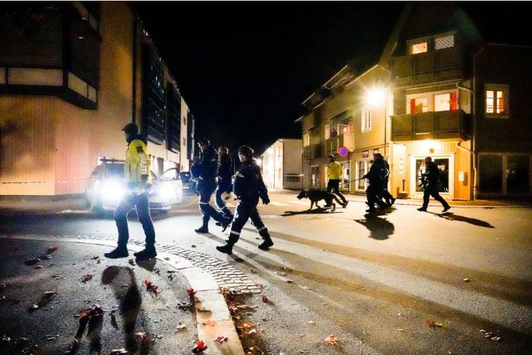 Al menos cinco muertos deja violento ataque con arco y flechas Un hombre armado con un arco y flechas mató a cinco personas e hirió a otras dos este miércoles en Kongsberg, sureste de&nbsp;Noruega, antes de ser detenido, anunció la policía, que no descarta un hecho terrorista.