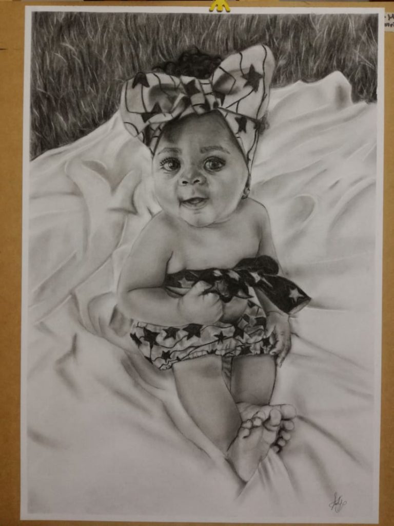 Ana María y sus impresionantes retratos 1 Ana María y sus impresionantes retratos Lo que le pasó a Ana María Gaviria Poveda es algo que le puede estar ocurriendo a cualquiera en estos momentos. Resulta que esta artista salió del colegio y decidió estudiar tecnología en sistemas. Aunque no le fascinaba la carrera, veía en ella algo estable y para progresar. Sin embargo, en los ideales de Ana estaba convertirse en una artista contra viento y marea.