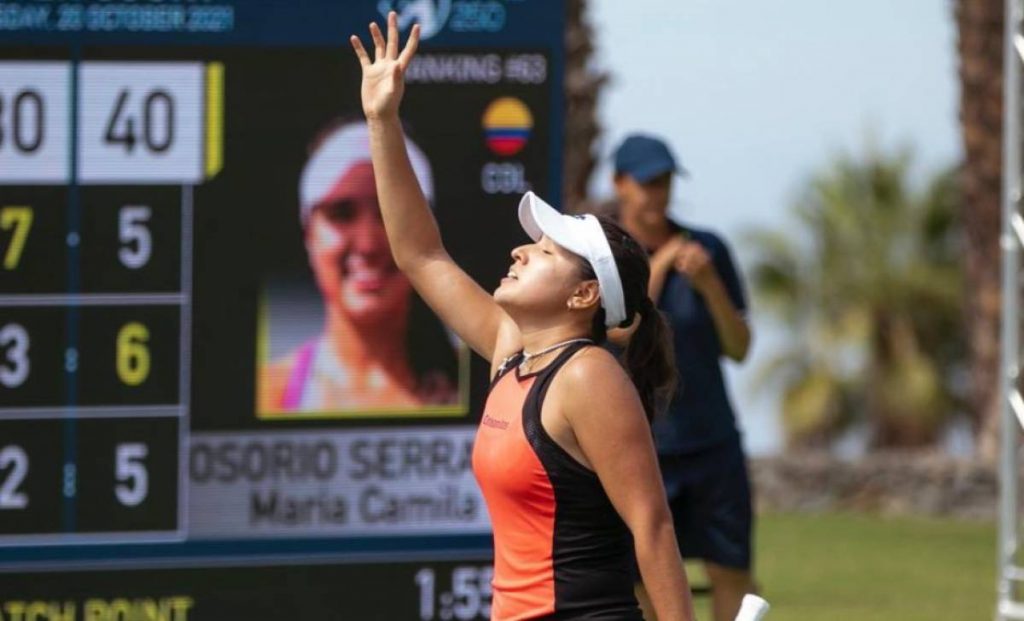 Osorio venció a la china Zheng y es semifinalista en Tenerife 3 Osorio venció a la china Zheng y es semifinalista en Tenerife La colombiana María Camila Osorio siguió este viernes con su camino triunfal en el WTA 250 Tenerife Ladies Open, que se disputa en España, pues acaba de conseguir su clasificación a las semifinales del torneo.