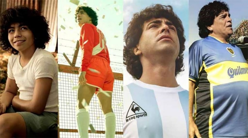 Se estrenó 'Sueño bendito', la serie que muestra la vida de Maradona 1 Se estrenó 'Sueño bendito', la serie que muestra la vida de Maradona Una serie de televisión que narra la vida del ídolo del fútbol Diego Armando Maradona, se estrenó ayer en Argentina, un día antes de su emisión en el resto del mundo y del día en que el exfutbolista fallecido el año pasado cumpliría 61 años.