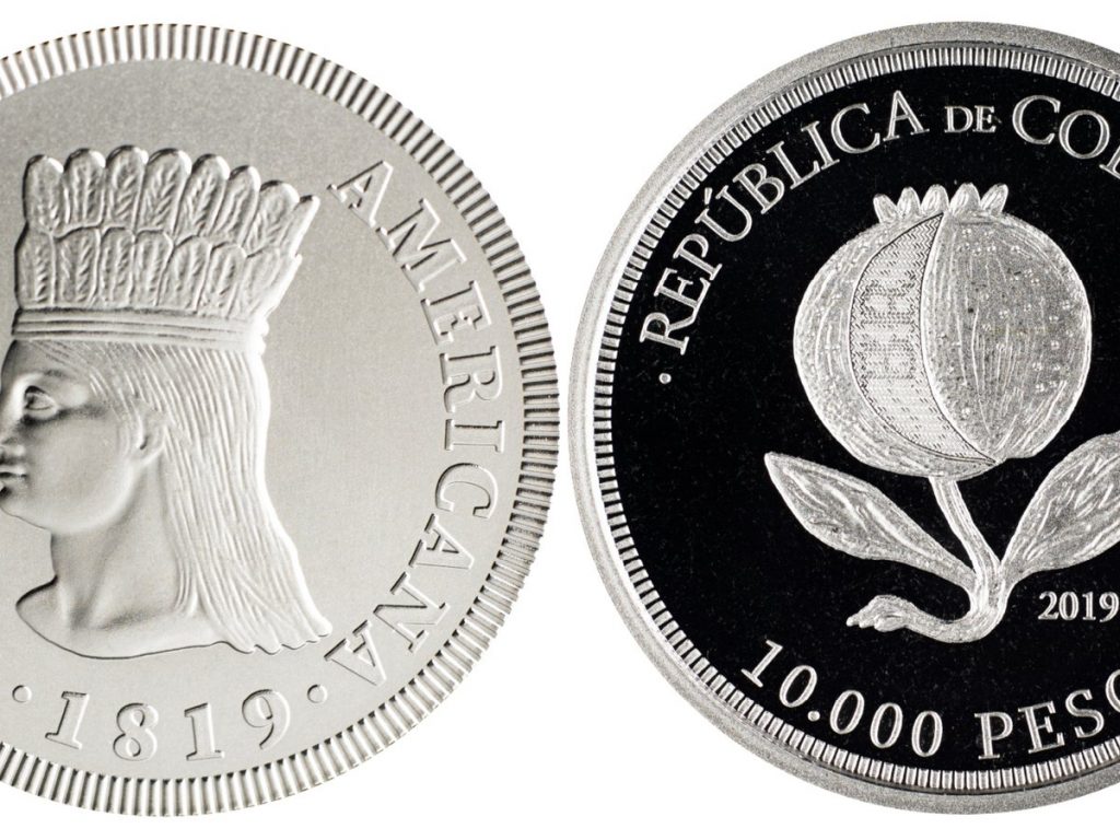 Hasta 5 monedas de $10 mil podrá adquirir en el Banco de la República Cumpliendo con el Plan Nacional de Desarrollo, el Banco de la República emitió en el inicio de esta semana, con fines conmemorativos y por única vez, la moneda del Bicentenario de la Independencia de Colombia.