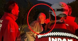 Se une a una búsqueda para encontrarse a sí mismo 1 Se une a una búsqueda para encontrarse a sí mismo En el distrito turco de Inegöl, las autoridades iniciaron el pasado martes la búsqueda de un sujeto que, según sus amigos, se desapareció en un bosque mientras tomaba trago con ellos. Sin embargo, el sujeto, llamado Beyhan Mutlu (círculo rojo), se unió a la operación sin pensar que al que estaban buscando era a él.