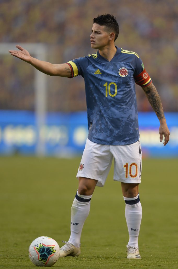 Con Borja, Muriel, James y Díaz para atacar a los paraguayos Hace instantes la Selección Colombia reveló la nómina titular con la que enfrentará a Paraguay a partir de las 6 de la tarde en el Estadio Metropolitano de Barranquilla, por la fecha 14 de las Eliminatorias Suramericanas rumbo al Mundial Catar 2022.