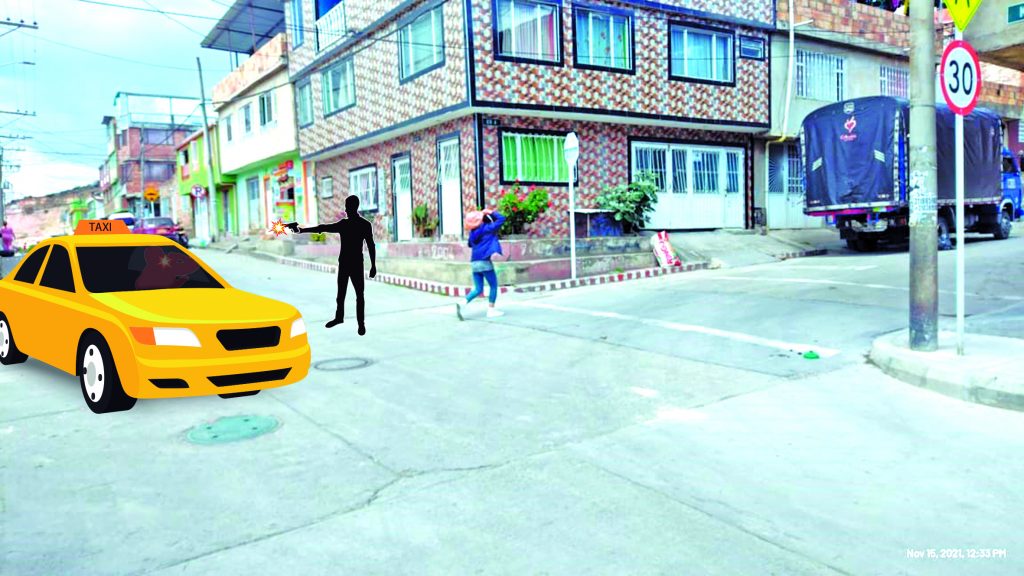 Dentro de su taxi hallan a hombre con disparo en el cuello 1 Dentro de su taxi hallan a hombre con disparo en el cuello Antes de que el sol saliera el pasado domingo en una calle solitaria del barrio Gran Yomasa (Usme), el cuerpo de un taxista permaneció durante varias horas dentro del vehículo amarillo. Pasó un largo tiempo para que las autoridades acudieran al lugar y se dieran cuenta de que se trataba de un infame asesinato.