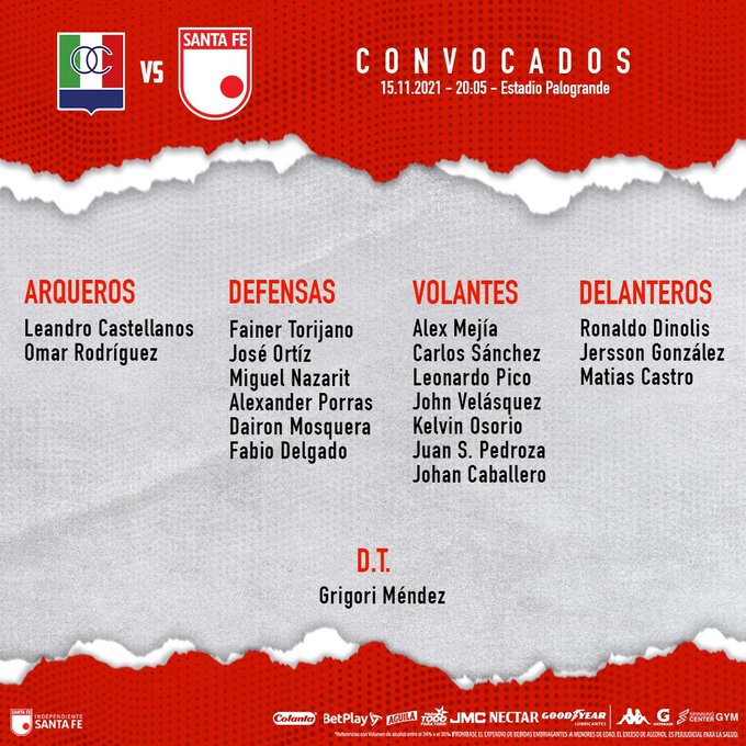 El Rojazo debe ganar para seguir con vida en la Liga 2 El Rojazo debe ganar para seguir con vida en la Liga No hay margen de error en Santa Fe para clasificar a los cuadrangulares de la Liga Betplay. Quedan dos fechas de la fase regular, por lo que esta noche (8:05 p. m.), en el estadio Palogrande de Manizales, el conjunto ‘Cardenal’ está obligado a ganarle al Once Caldas para seguir con vida en el torneo.