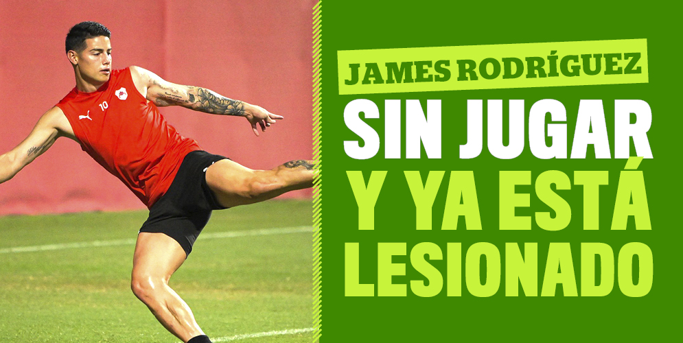La pantorrilla: la eterna lesión de James Nos figuró esperar un buen tiempo para ver a James Rodríguez debutar con su nuevo equipo, el Al-Rayyan de Catar. El cucuteño, quien llegó hace una semana al club, no podrá jugar porque, según su técnico, Laurent Blanc, está lesionado.