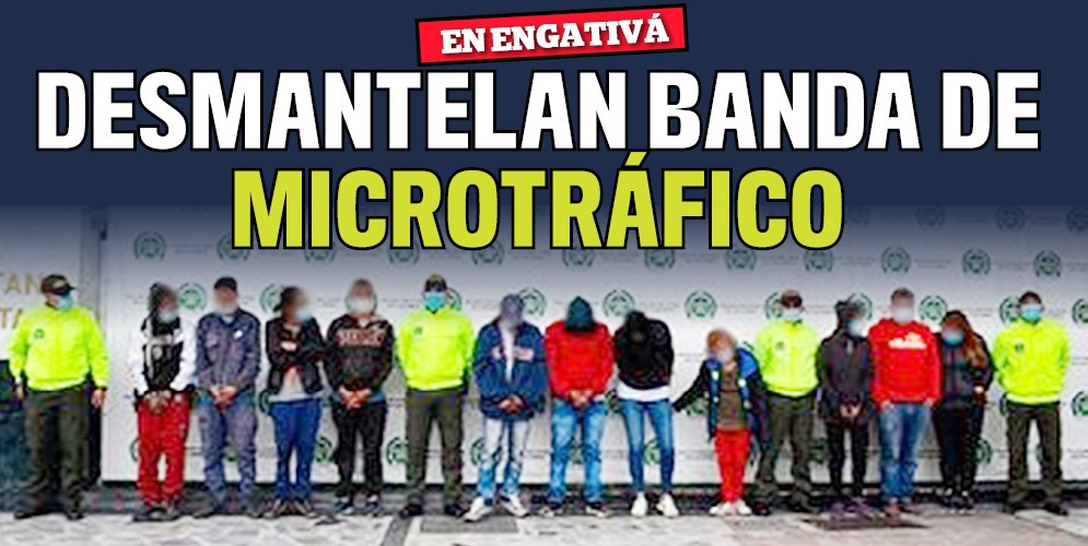 11 capturados por microtráfico en Engativá La Policía, a través de la Dirección de Investigación Criminal (Dijín), logró desmantelar en las últimas horas una banda delincuencial dedicada al microtráfico en la localidad de Engativá y que repartía dosis importantes de estupefacientes en la capital.