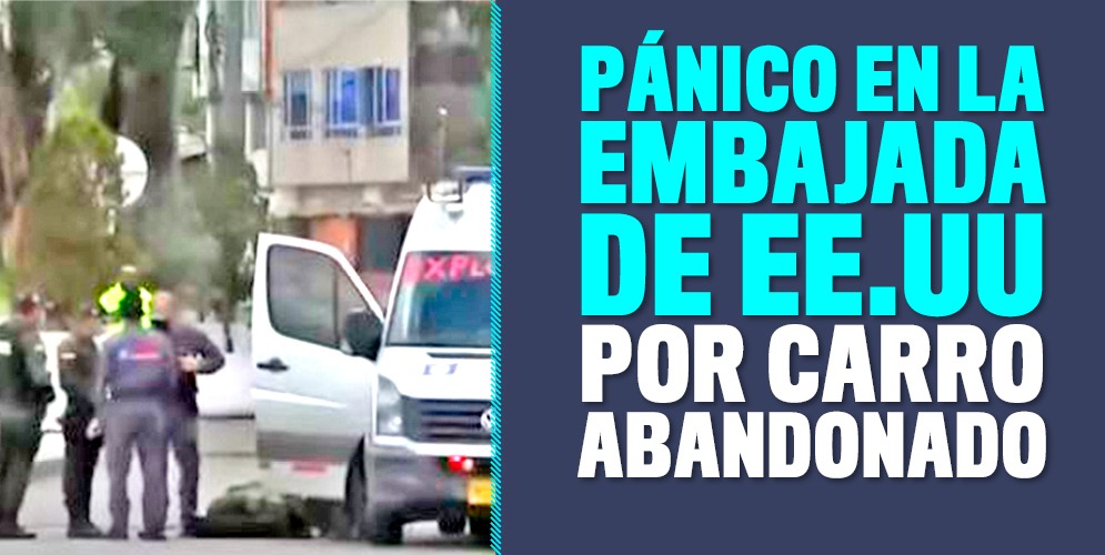 Falsa alarma de atentado en la embajada de Estados Unidos Pasado el medio día de este viernes, las autoridades hicieron presencia en la Embajada de Estados Unidos que está ubicada en la Carrera 45 con Calle 24B, porque habían abandonado un vehículo en un parqueadero, lo que generó pánico en el sector pensando que podía tratarse de un atentado.