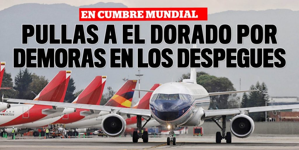 Señalan a El Dorado por las constantes demoras en las salidas 5 Señalan a El Dorado por las constantes demoras en las salidas Al término de la cumbre mundial de la Asociación Internacional de Transporte Aéreo (Iata) en su reunión anual de Boston, EE. UU., uno de los pocos pronunciamientos que hubo sobre Colombia no fue positivo.