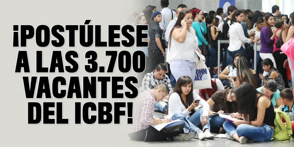 Inscríbase a una de las 3.792 ofertas de empleo del ICBF 1 Inscríbase a una de las 3.792 ofertas de empleo del ICBF La Comisión Nacional del Servicio Civil abrió una nueva convocatoria para aplicar 3.792 empleos en el Instituto Colombiano del Bienestar Familiar (ICBF).