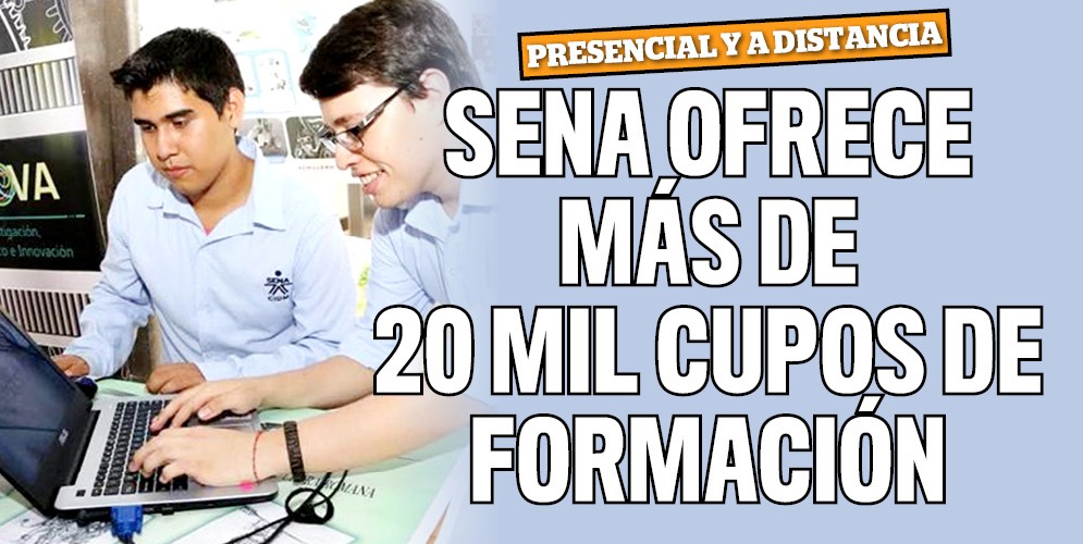 Inscríbase para estudiar presencial o virtual con el Sena 6 Inscríbase para estudiar presencial o virtual con el Sena Se acerca el fin de año y varias instituciones del país ya preparan lo que es el cierre de este y el inicio de 2022. Tal es el caso del Servicio Nacional de Aprendizaje (Sena), que acaba de abrir la última convocatoria para estudiar alguna carrera técnica, tecnológica o del nivel asistencial.