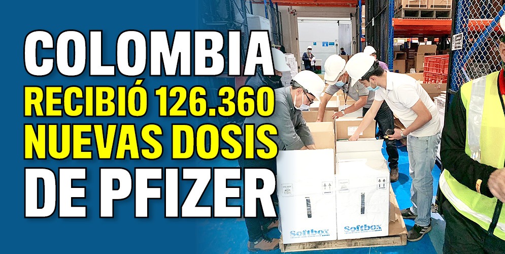 Llegó al país nuevo lote de vacunas de Pfizer 3 Llegó al país nuevo lote de vacunas de Pfizer El país recibió este miércoles un nuevo lote de vacunas contra el Covid-19. Se trata de 126.360 dosis del laboratorio Pfizer, a través del acuerdo bilateral con la farmacéutica.