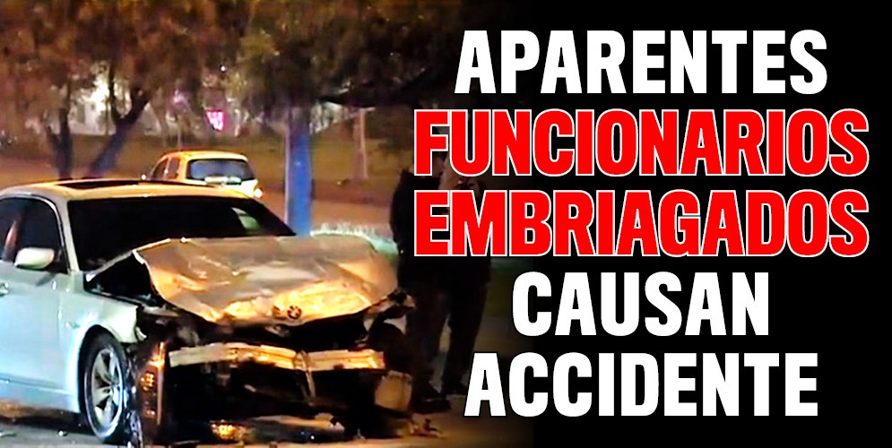 Heridos en accidente por choque con funcionarios de la Fiscalía A tempranas horas de este viernes se presentó un fuerte accidente de tránsito en la Avenida de Las Américas con carrera 67, cuando un vehículo de alta gama chocó contra otro, en el que viajaba una familia. Al parecer, los causantes del accidente serían funcionarios de la Fiscalía en estado de alicoramiento.