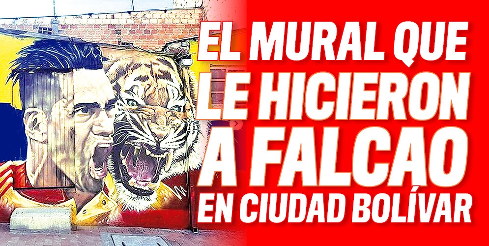 En Ciudad Bolívar hicieron un mural en homenaje a Falcao Radamel Falcao García es uno de los deportistas más queridos en Colombia y no es un secreto. Su rendimiento en las canchas de fútbol, su admirable vida personal y su carisma cada vez que se pronuncia públicamente o en redes sociales, lo hacen el futbolista 10, al que todos admiran.