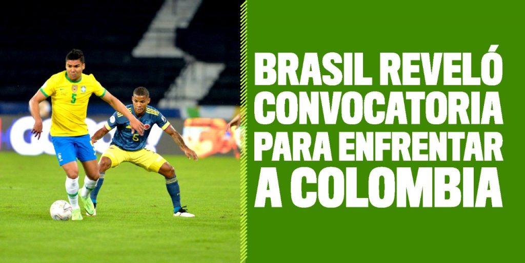 Sin sorpresas, Brasil destapó sus cartas para la Eliminatoria Con dos semanas de anticipación la Selección de Brasil acaba de dar a conocer la nómina con la que afrontará sus próximos partidos por la Eliminatoria Suramericana al Mundial Catar 2022, en la que su siguiente rival será la Selección de Colombia.