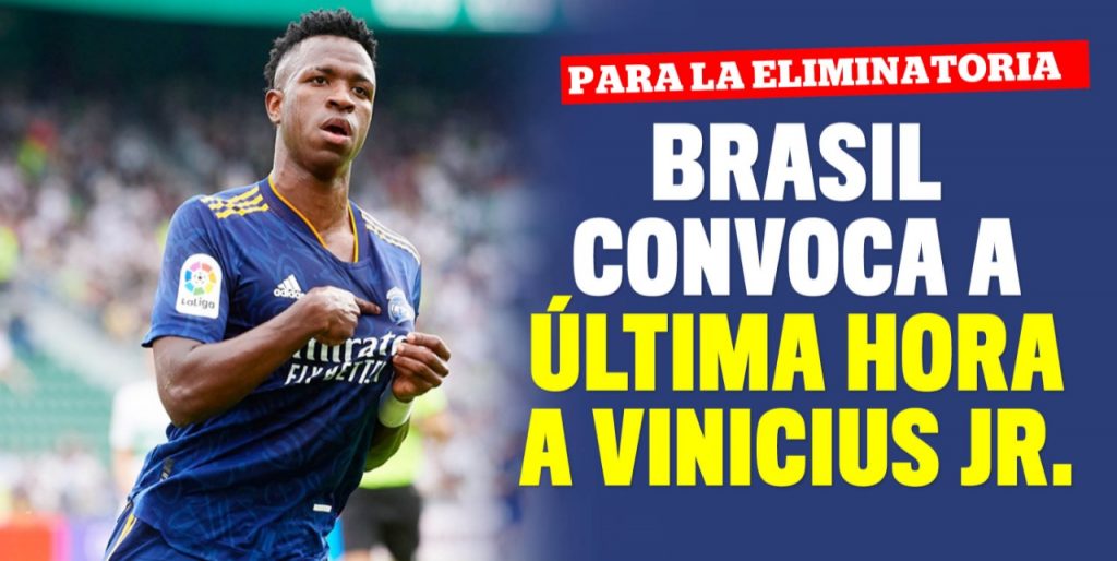 Vinicius Jr. reemplaza a Firmino en la Selección de Brasil 9 Vinicius Jr. reemplaza a Firmino en la Selección de Brasil La poderosa e invicta Selección de Brasil, que recibirá a Colombia el próximo jueves (11 de noviembre) en Sao Paulo, por la jornada 13 de la Eliminatoria Suramericana al Mundial de Catar 2022, convocó este viernes al atacante Vinicius Jr.