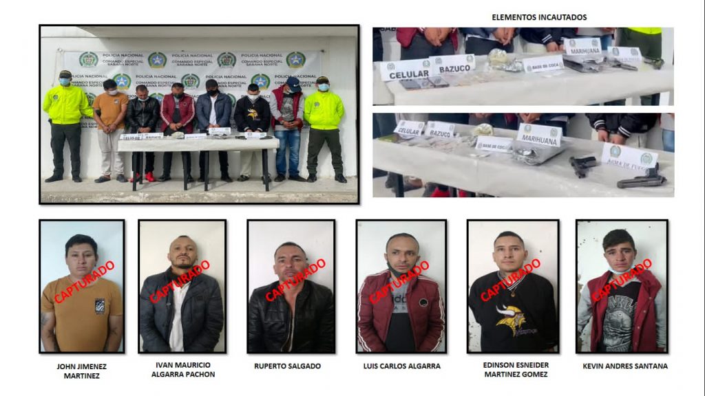 Golpe a 'Los Coriotos' por dos delitos en Cundinamarca En las últimas horas la Policía de Cundinamarca informó sobre la captura de siete sujetos por orden judicial en los municipios de Zipaquirá, Cajicá (Cundinamarca) y Honda (Tolima), por los delitos de concierto para delinquir y tráfico, fabricación o porte de estupefacientes.