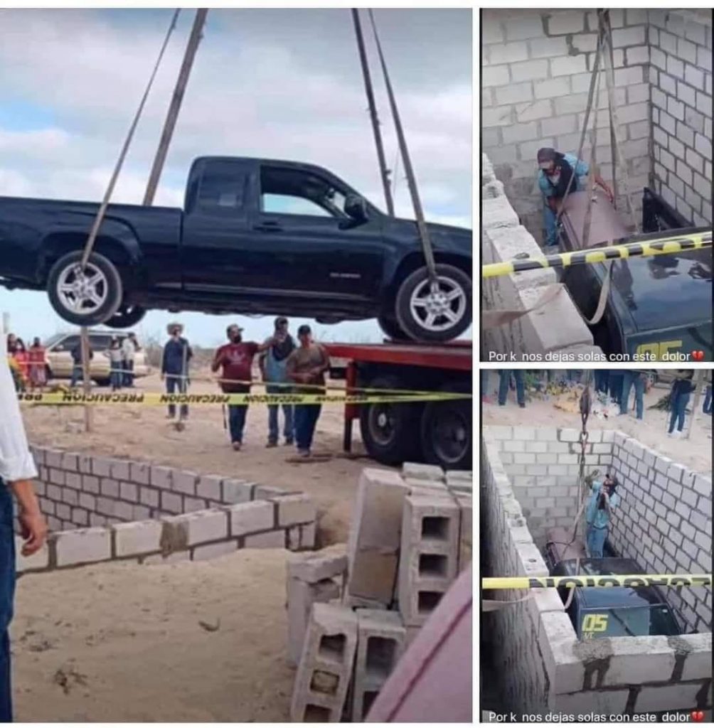 EN VIDEO: Pidió que lo enterraran con todo y camioneta 1 EN VIDEO: Pidió que lo enterraran con todo y camioneta En las culturas antiguas era una tradición que los grandes jerarcas fueran enterrados junto a sus posesiones y tesoros, sin embargo, que algo similar ocurra en la actualidad es toda una extravagancia, y aunque no lo crea, acaba de suceder.