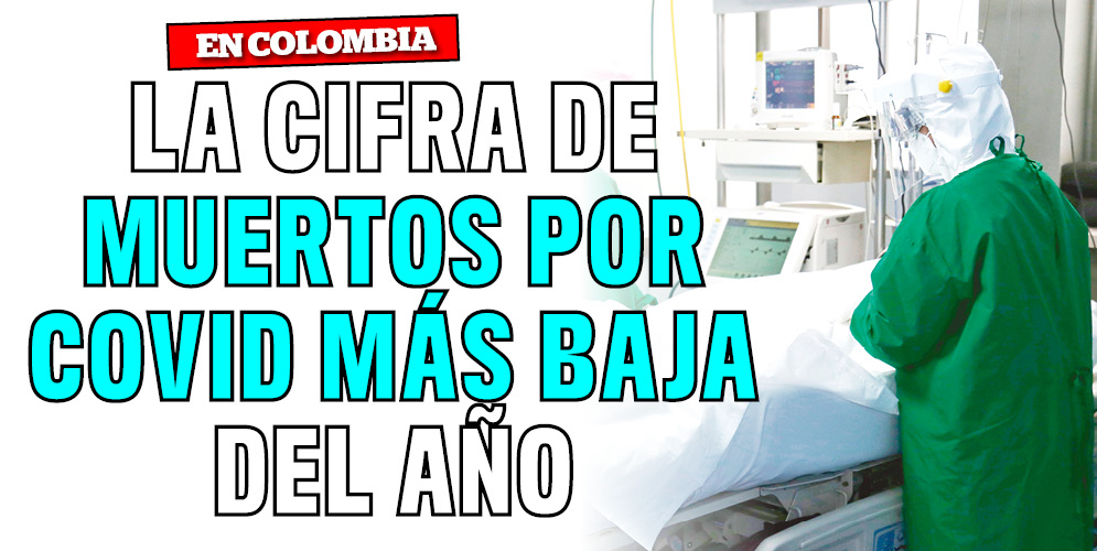 24 fallecidos por COVID, la cifra más baja en el país desde mayo de 2020 El Ministerio de Salud informó que este lunes 4 de octubre el país reportó 24 fallecidos, de los cuales 21 se registraron en días anteriores, siendo la cifra más baja desde mayo de 2020. Así las cosas, el total de muertes por coronavirus en Colombia llegó a 126.425.