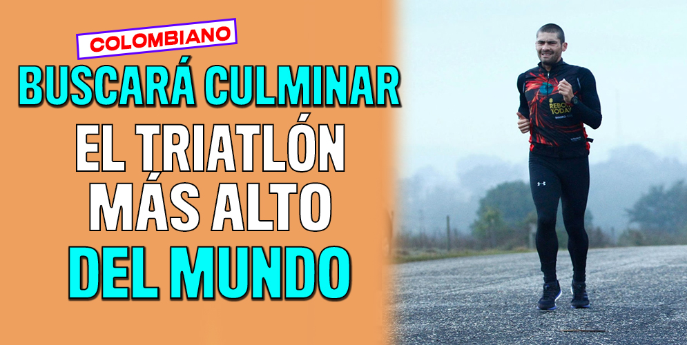 Colombiano buscará conquistar el triatlón más alto del mundo Este miércoles 3 de noviembre Mauricio Salazar, el ‘ultraman colombiano’ tomará la partida rumbo a la conquista del 'Reto Nevados', el triatlón más alto del mundo que no ha sido conseguido por ningún ser humano, y con el que espera establecer un guinness world record al ser el primero en terminarlo.