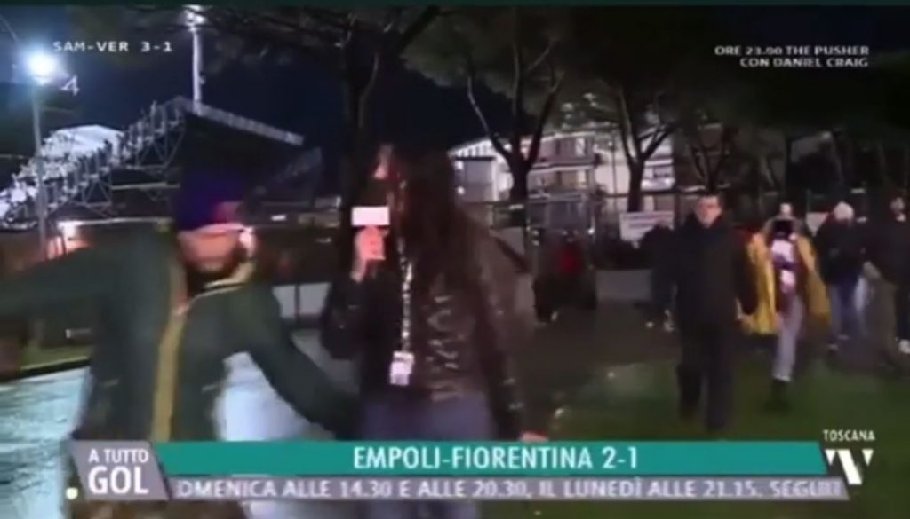 Hincha le dio una palmada en la cola a periodista en vivo Greta Beccaglia, ese es el nombre de la reportera italiana que ha estado en boca de todos en los últimos días, por cuenta del repudiable hecho del que fue víctima cuando se encontraba en plena transmisión a las afueras del Estadio Carlo Castellani, donde se disputó el partido entre el Émpoli y Fiorentina.