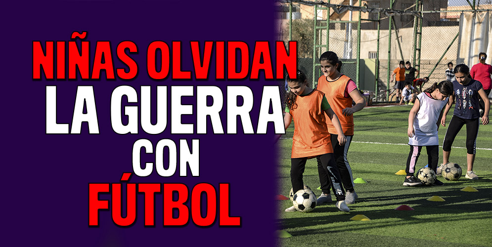 Niñas superan las huellas de la guerra entrenando fútbol Una academia de fútbol para niñas, con una cancha de césped artificial, abrió sus puertas hace seis meses gracias al apoyo financiero de Lara, una ONG cristiana iraquí. Allí, motivadas por su entrenadora, niñas cristianas patean el balón en una cancha en la localidad iraquí de Bartalla, un antiguo bastión yihadista donde el fútbol les permite soñar con un mejor futuro.