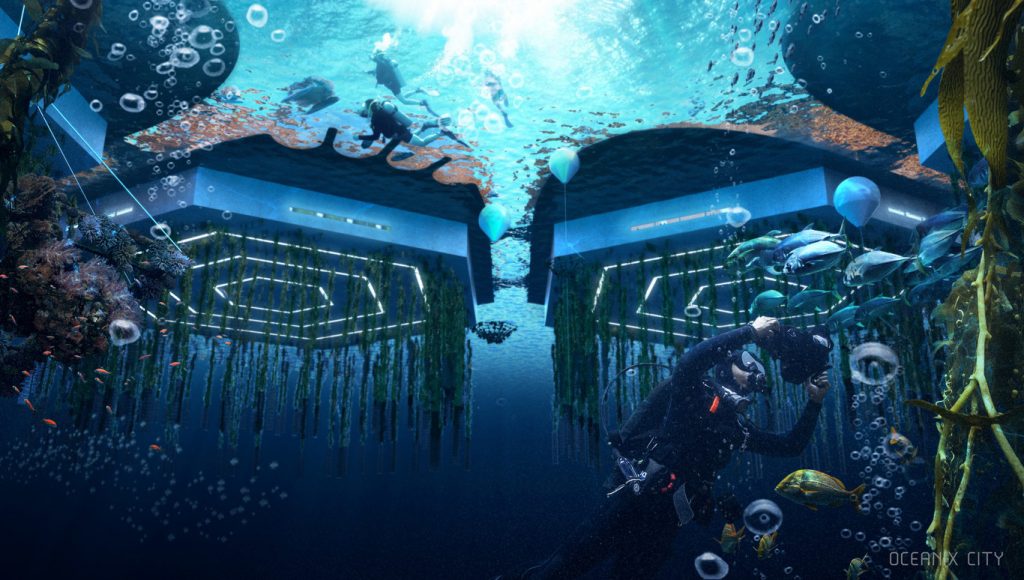 Así será la primer ciudad flotante del mundo 3 Así será la primer ciudad flotante del mundo Oceanix City apunta a ser la próxima maravilla moderna de la humanidad. Se trata de una ciudad flotante en medio del mar, lo cual parece sacado de las películas de ficción, pero que busca atender dos grandes problemas: el calentamiento global y sus efectos, así como la sobrepoblación.