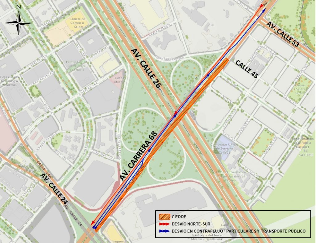 ¡Pilas! Cerrarán el puente de la Carrera 68 con Calle 26 Si usted acostumbra a transitar por el puente de la Avenida Carrera 68 con Calle 26, en sentido sur-norte, le recomendamos viajar con tiempo o buscar vías alternas. La Secretaría de Movilidad (SDM) aprobó el cierre total del puente oriental de dicho sector, debido a que allí se adelantarán las obras del TransMilenio, que a futuro pasará por allí.