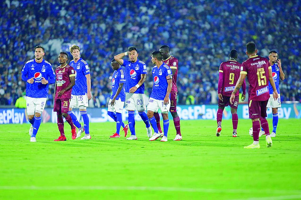 Tolima le empató en el minuto 90, en los cuadrangulares 3 Tolima le empató en el minuto 90, en los cuadrangulares Nuevamente Millonarios dejó escapar el triunfo, en El Campín. Anoche, frente al Tolima, el equipo 'Embajador' iba ganando 1-0, pero en el minuto 90 el equipo 'Pijao' le empató 1-1. Se le complican las opciones de meterse a la final.
