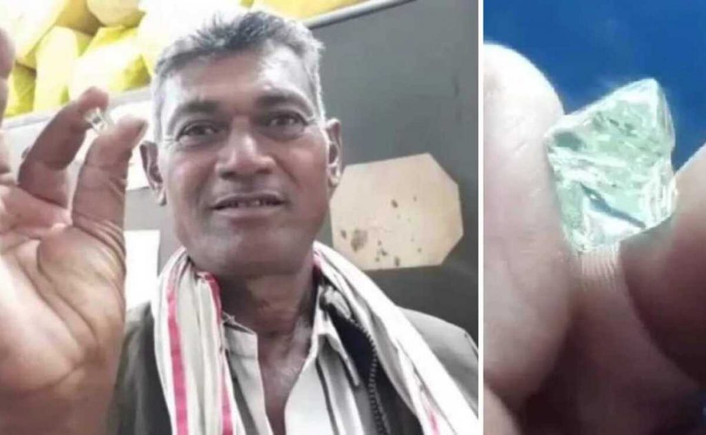 Se hizo millonario tras encontrarse un diamante 1 Se hizo millonario tras encontrarse un diamante Mulayam Singh es un agricultor indio que, junto a otras personas, excavó un terreno en el Distrito de Panna, y para su sorpresa halló un diamante de 13,47 quilates, que está valorado por 260 mil millones de pesos.