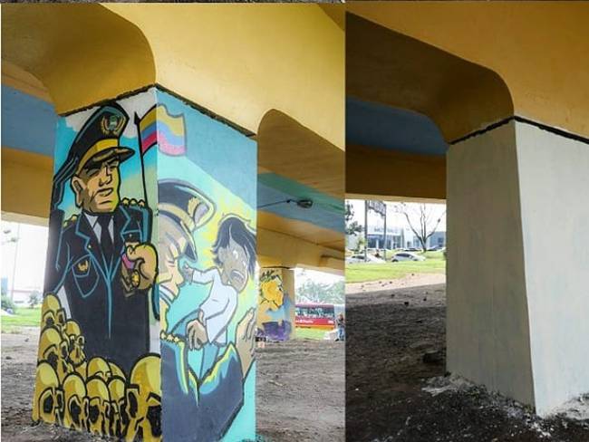 Así respondió Idartes ante la polémica por el mural en puente vehicular 2 Así respondió Idartes ante la polémica por el mural en puente vehicular Tras la polémica suscitada en redes sociales por un mural ubicado en un puente vehicular, en el que se ve una imagen alusiva que infiere el supuesto abuso policial, el Instituto Distrital de las Artes (Idartes) se pronunció hace pocos minutos respaldando la expresión artística.