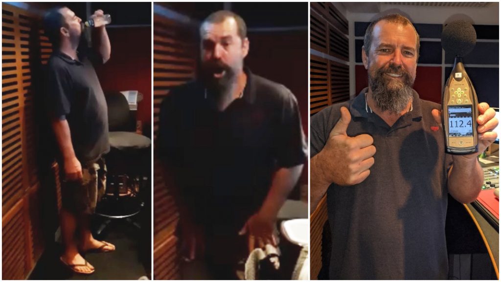 Neville tiene el eructo más potente del mundo 5 Neville tiene el eructo más potente del mundo Neville Sharp es un australiano de 51 años que hace pocos días recibió el Récord Guinness por hacer el eructo más sonoro del mundo.