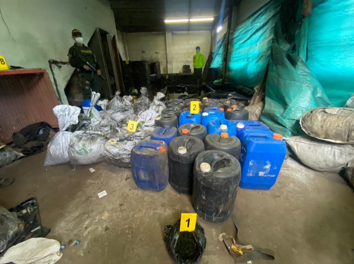 Policía destruyó laboratorio de cocaína que funcionaba en vivienda de Usme 2 laboratorio de cocaína en Usme