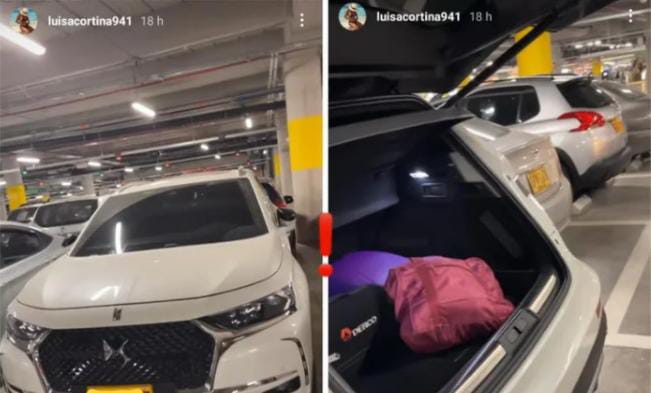 Modelo denuncia que dejó su carro en concesionario y se lo llevaron de paseo 4 Modelo denuncia que dejó su carro en concesionario y se lo llevaron de paseo Luisa Cortina Ex participante de ‘Guerreros’ y modelo denunció a través de sus redes sociales que el concesionario donde habría dejado su camioneta se la llevaron de paseo y que luego la encontró en el parqueadero del centro comercial Fontanar, ubicado en el municipio de Chía.