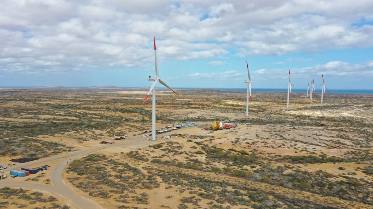 Colombia inaugura el parque eólico más grande en el país El presidente Iván Duque hizo entrega del Parque Eólico Guajira 1, ubicado en este corregimiento de Uribia, en el Caribe colombiano, el rimero construido en 17 años.