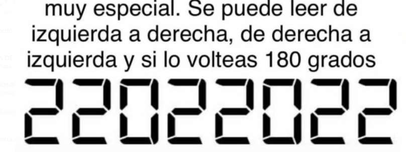 Hoy 22 de febrero, es la fecha más excepcional de la década, ¿por qué? 1 Hoy 22 de febrero, es la fecha más excepcional de la década, ¿por qué? Hoy es 2/22/22 y para que esta fecha vuelve a aparecer en el calendario tendrán que pasar 200 años.Este martes, cuando en el calendario es el día 22 del mes 2 del año 2022, será es un día diferente debido a que es una repetición numérica poco común.