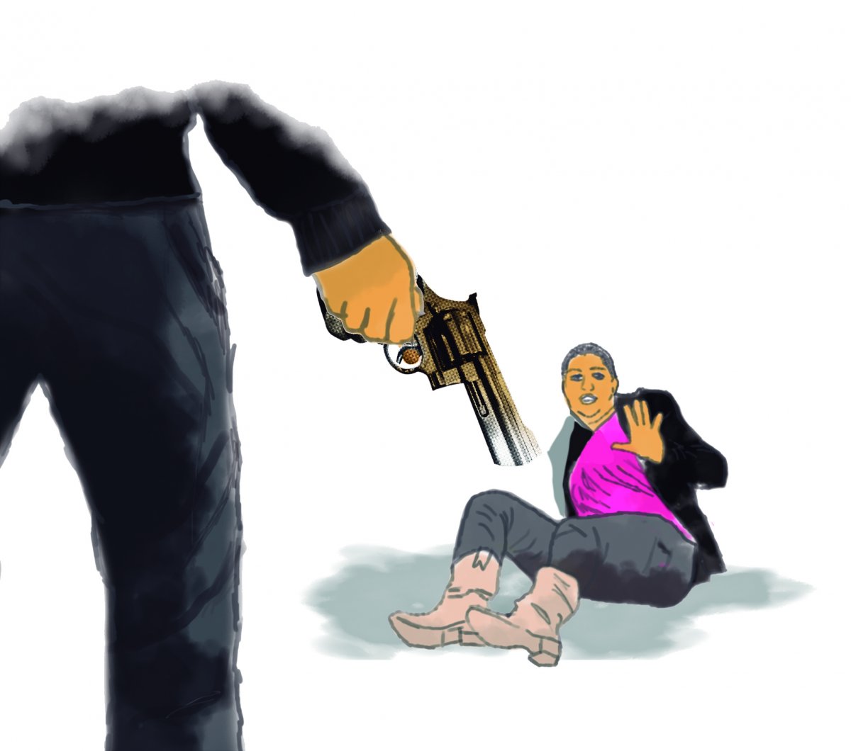 Mujer murió por un disparo en Ciudad Bolívar 6 Mujer murió por un disparo en Ciudad Bolívar Una desgarradora noticia tomó por sorpresa a un habitante de Ciudad Bolívar al amanecer del domingo. Siendo las 6 de la mañana unos cinco disparos resonaron en inmediaciones del paradero de Los Alpes. Resulta muy extraño el hecho de que una mujer de 42 años de edad resultara en el suelo y con un disparo en su rostro.