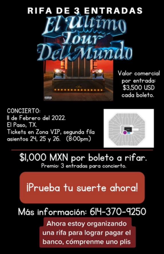 ¡Tremendo despiste!, compró boletas de Bad Bunny en dólares pensando que estaban en pesos Son millones de fanáticos alrededor del mundo que tiene el cantante de música urbana Bad Bunny. Y es que su más reciente gira de conciertos en diferentes países ha demostrado más su popularidad, puesto que sus seguidores hacen lo que sea por tener alguna de sus entradas antes que se agoten. Pero lo más insólito es el caso de una joven que por el afán de no quedarse sin su entrada, ahora debe una millonaria suma de dinero al banco.