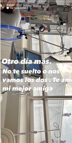 "No te suelto o nos vamos los dos": J Balvin a su mamá que está en UCI por COVID 1 "No te suelto o nos vamos los dos": J Balvin a su mamá que está en UCI por COVID Preocupados dejó a sus fanáticos J Balvin tras unas declaraciones relacionadas con la salud de su madre, quien se encuentra hospitalizada por COVID-19.