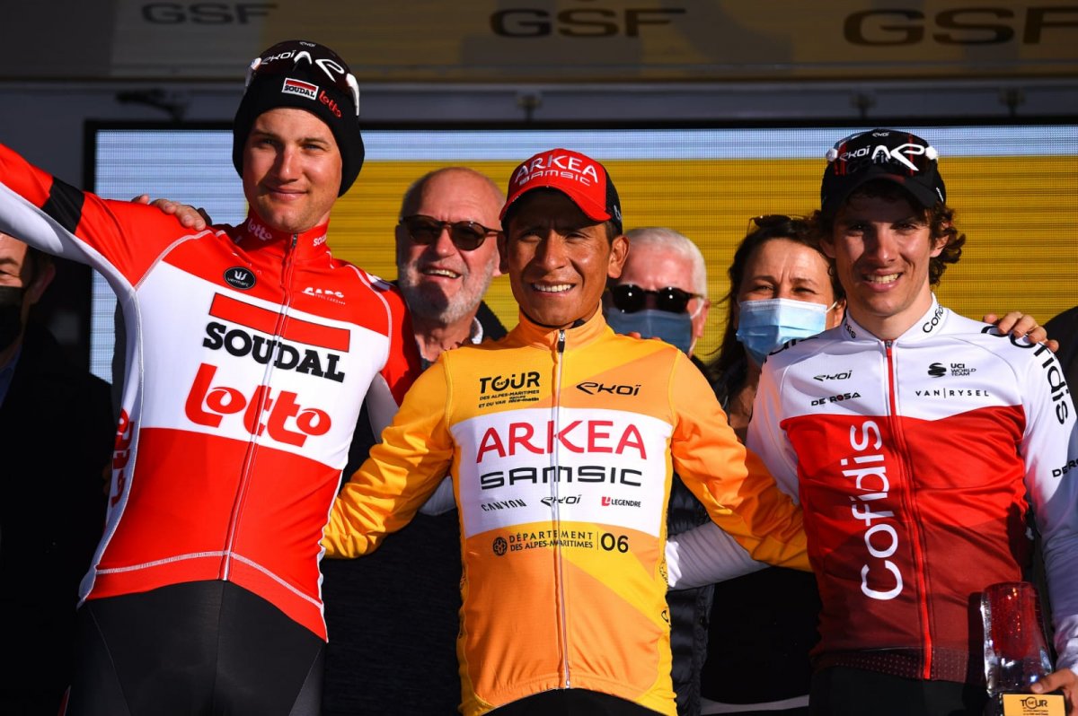 ¡Nairo, gigante! Es el campeón del Tour de los Alpes Marítimos 1 ¡Nairo, gigante! Es el campeón del Tour de los Alpes Marítimos Nairo Quintana anda intratable en este arranque del 2022. El pedalista boyacense, que venía de ser campeón en el Tour de la Provenza, hizo este domingo lo propio, pero en el Tour de los Alpes Marítimos, también en territorio francés.