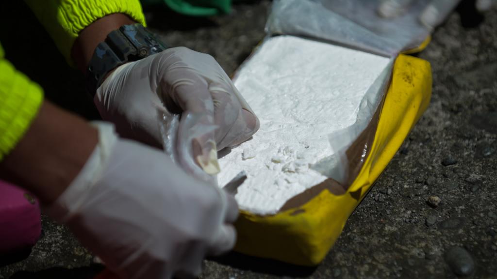 Autoridades incautan 54 kilos de coca en embarcación en Santa Marta 1 Autoridades incautan 54 kilos de coca en embarcación en Santa Marta La Armada Nacional incautó 54 kilogramos de clorhidrato de cocaína que se encontraba adherida a los motores de una embarcación fondeada en Santa Marta.