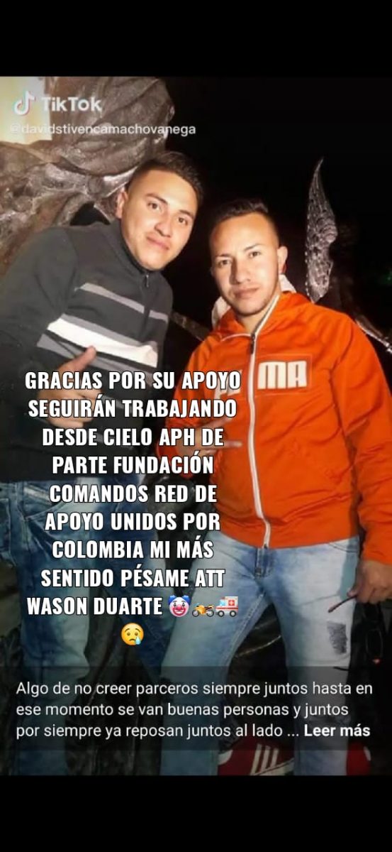 Trágico accidente de los hermanos Camacho en Ciudad Bolívar 3 Trágico accidente de los hermanos Camacho en Ciudad Bolívar La vida de los hermanos David Stiven y Yeiron Miguel Camacho Vanegas terminó sobre el pavimento, a pocos metros de la motocicleta en la que se movilizaban, y justo cuando apenas se empezaba a asomar el sol en la madrugada de ayer, todo por cuenta de un trágico accidente.