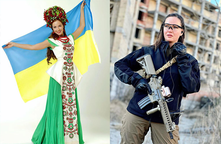Anastasia, la bella reina que agarró las armas Vistiendo un camuflado verde aceituna y cargando un fusil de asalto mientras que sus ojos azules analizan el campo de batalla de su querida Ucrania, así han sido los últimos días de Anastasia Lenna, la hermosísima modelo, actriz y presentadora cuya imagen ha dado la vuelta al mundo en medio del horror de la invasión que este país sufre por cuenta de la de la ambición de Vladimir Putin y Rusia.