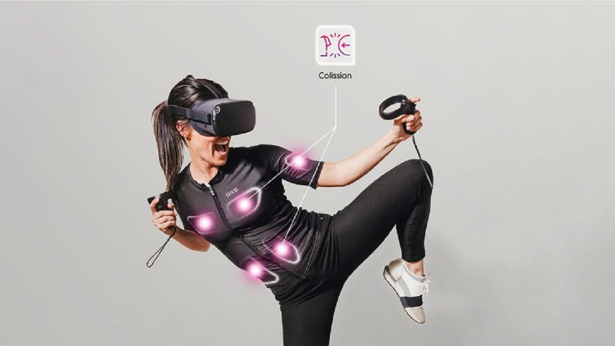 Chaqueta para vivir realidad virtual en los videojuegos La tecnología avanza a pasos agigantados y sin duda esta noticia le va a encantar a los amantes de los videojuegos que ahora podrán disfrutar de una realidad virtual con mayores sensaciones, como por ejemplo el golpe de un balón, disparos en el pecho, etc.