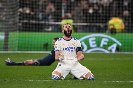 El Real Madrid despachó al PSG con tripleta de Benzemá El Real Madrid, que remontó la eliminatoria contra el PSG al ganar 3-1, y el Manchester City, que hizo valer el 5-0 de la ida, se clasificaron este miércoles para los cuartos de final de la Liga de Campeones de Europa.