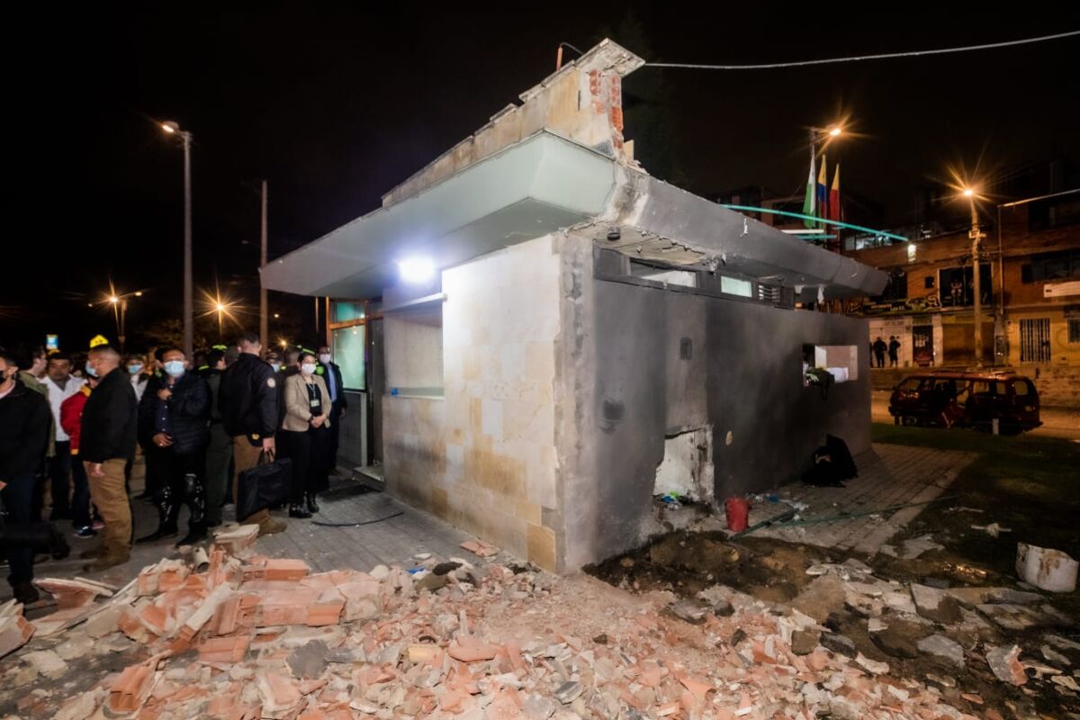 Las imágenes de la tragedia en Arborizadora Alta Estos son algunas de las imágenes de como quedó el CAI: