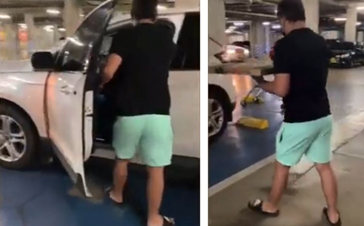 EN VIDEO: ¡Qué indignante! Fingió discapacidad para parquear en zona exclusiva 2 EN VIDEO: ¡Qué indignante! Fingió discapacidad para parquear en zona exclusiva En redes sociales se ha vuelto viral un video donde se ve a un hombre que finge tener una discapacidad en una pierna, y todo para poder parquear en una zona exclusiva dentro de un centro comercial. El hecho fue catalogado por los internautas como indignante, reprochable y totalmente deshonesto.